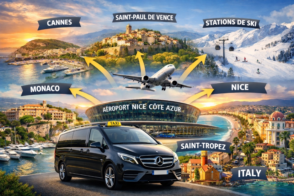 Destinations Taxi Nice